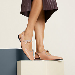 Kleo slingback - Beige | Hermès USA